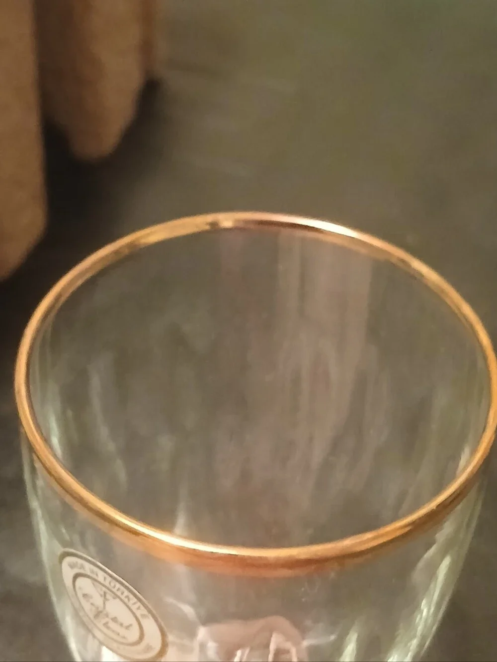 New Vintage Set of 4 Crystal Clear 